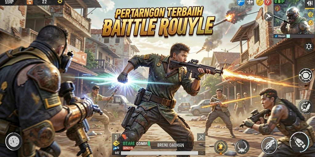 Tangkapan layar dari gameplay 55RP yang penuh aksi dan strategi.