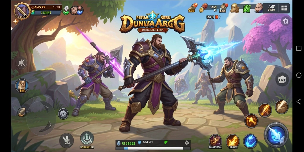 Gameplay seru dan mendebarkan dalam GANAS33.