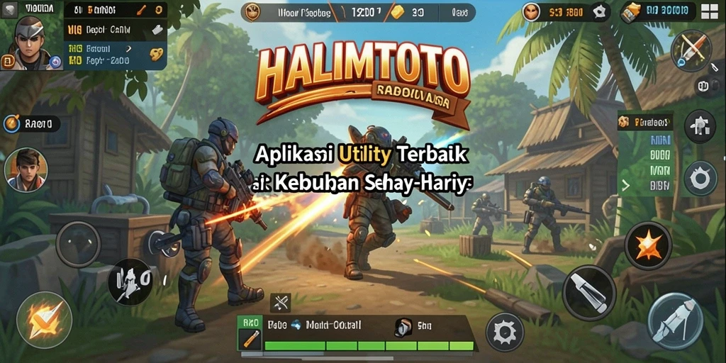 Tangkapan layar HALIMTOTO menampilkan antarmuka pengguna yang sederhana dan intuitif.