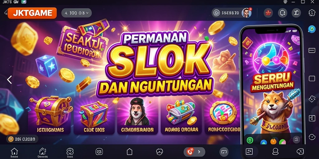 Tampilan gameplay menarik dari JKTGAME dengan fitur slot yang menghibur.