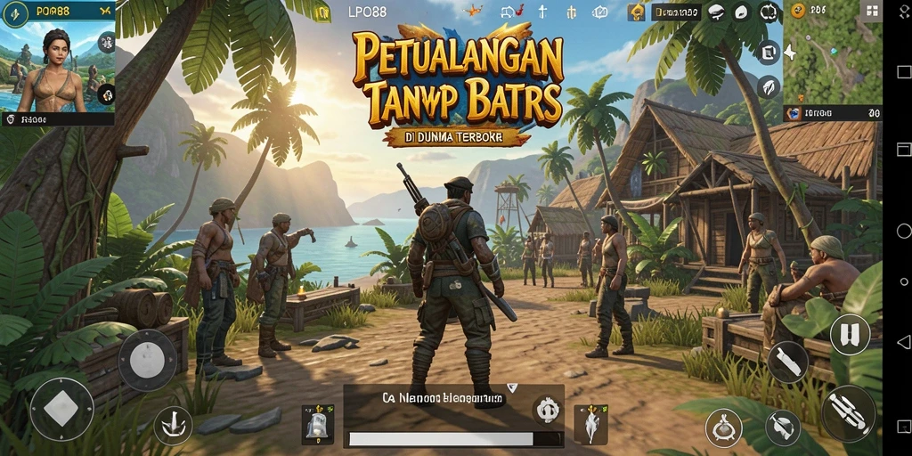 Tampilan gameplay epik di dalam LPO88 dengan dunia terbuka yang luas.
