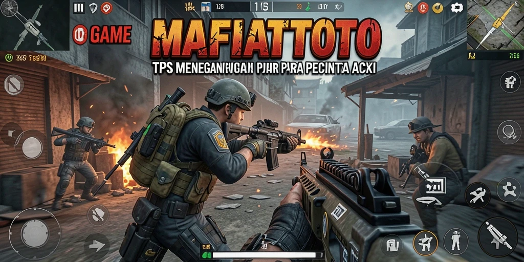 Screenshot gameplay <strong>MAFIATOTO</strong> yang menunjukkan pertempuran seru antar pemain.