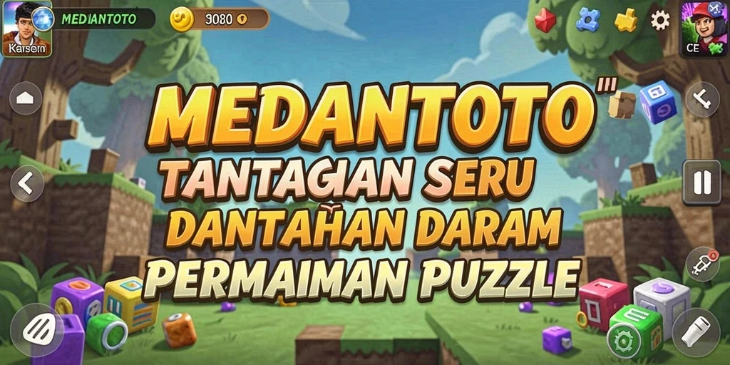 Tampilan gameplay MEDANTOTO dengan kombinasi puzzle yang menarik.