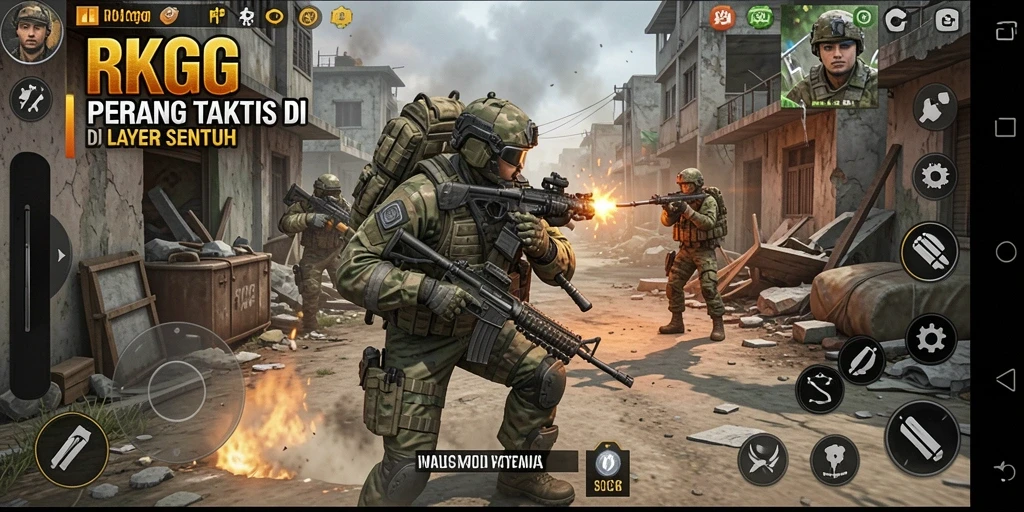 Gameplay intens dengan grafis memukau di RKGG.